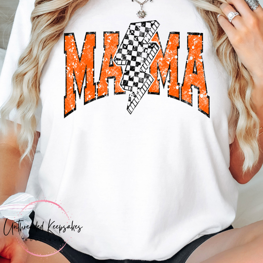 Cute Mama Bolt Halloween Graphic T-Shirt