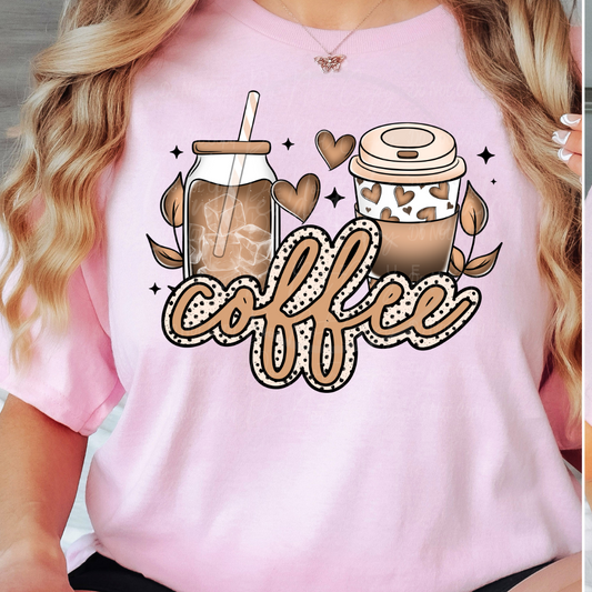 Coffee Cute Simple Women’s Graphic T-Shirt