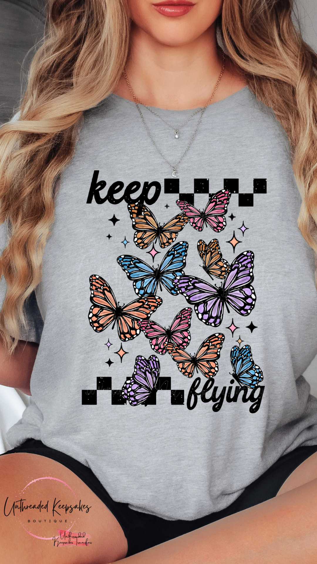 Keep Flying Motivation Graphic T-shirt