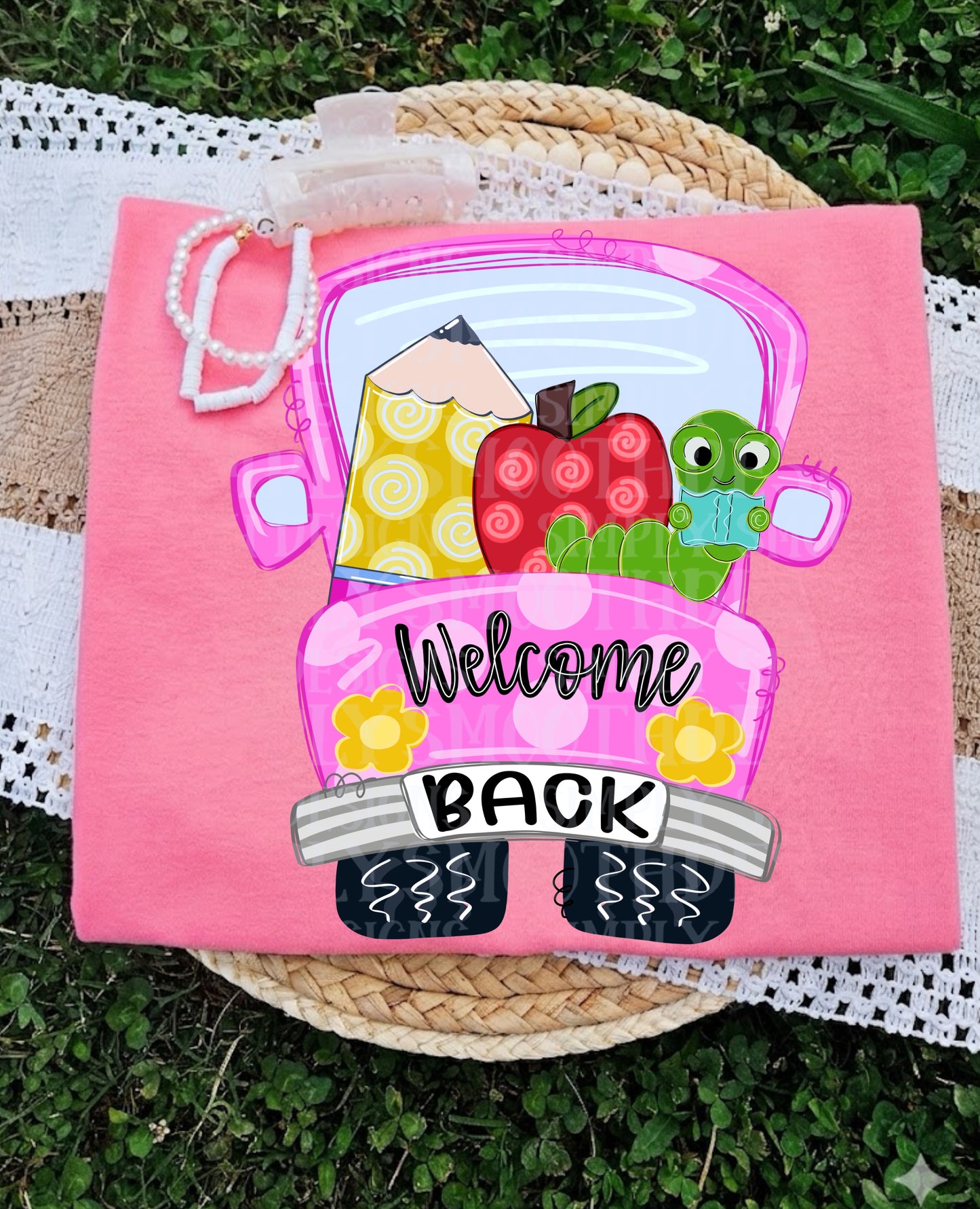 Welcome Back School Bus Graphic T-Shirt | Cute Back to School Tee | Teacher & Student Unisex Shirt | First Day of School Apparel