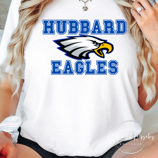 Hubbard Eagles School Spirit Graphic T-Shirt