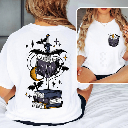 Fantasy Book Womens Graphic T-Shirt