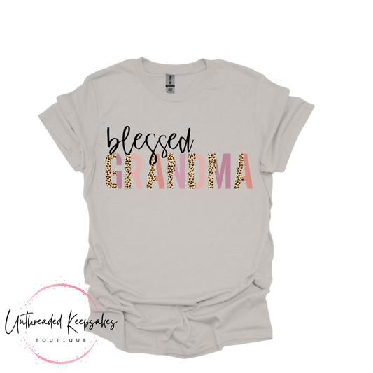Blessed Grandma Cute Graphic T-Shirt