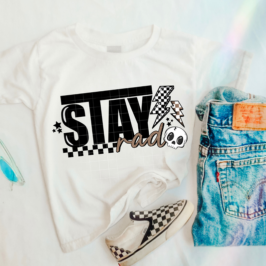 Stay Rad Womens Graphic T-Shirt