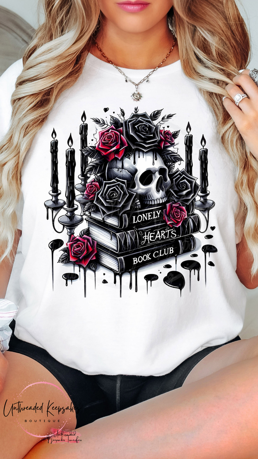 Lonely Hearts Book Club Womens Graphic T-Shirt