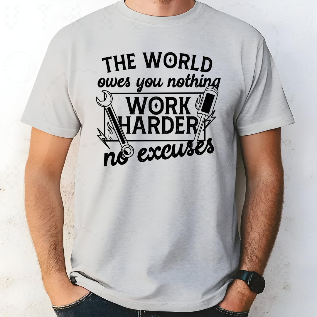 The World Owes You Nothing Men’s Graphic T Shirt