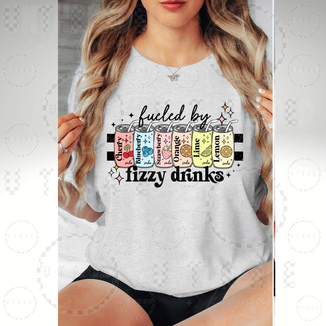 Fueled by Fizzy Drinks Women’s Graphic T-Shirt