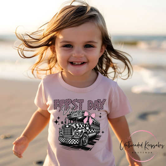 First Day Vibes Toddler/Youth Graphic T-Shirt