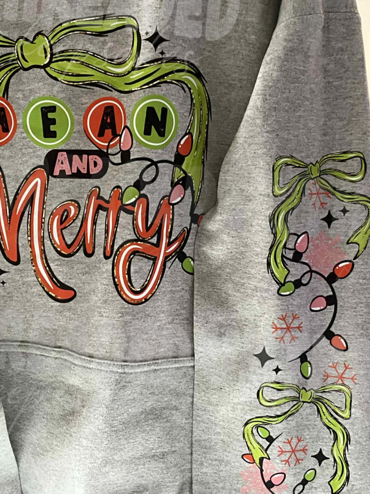 🎄 Mean & Merry Hoodie – XL 🎁
