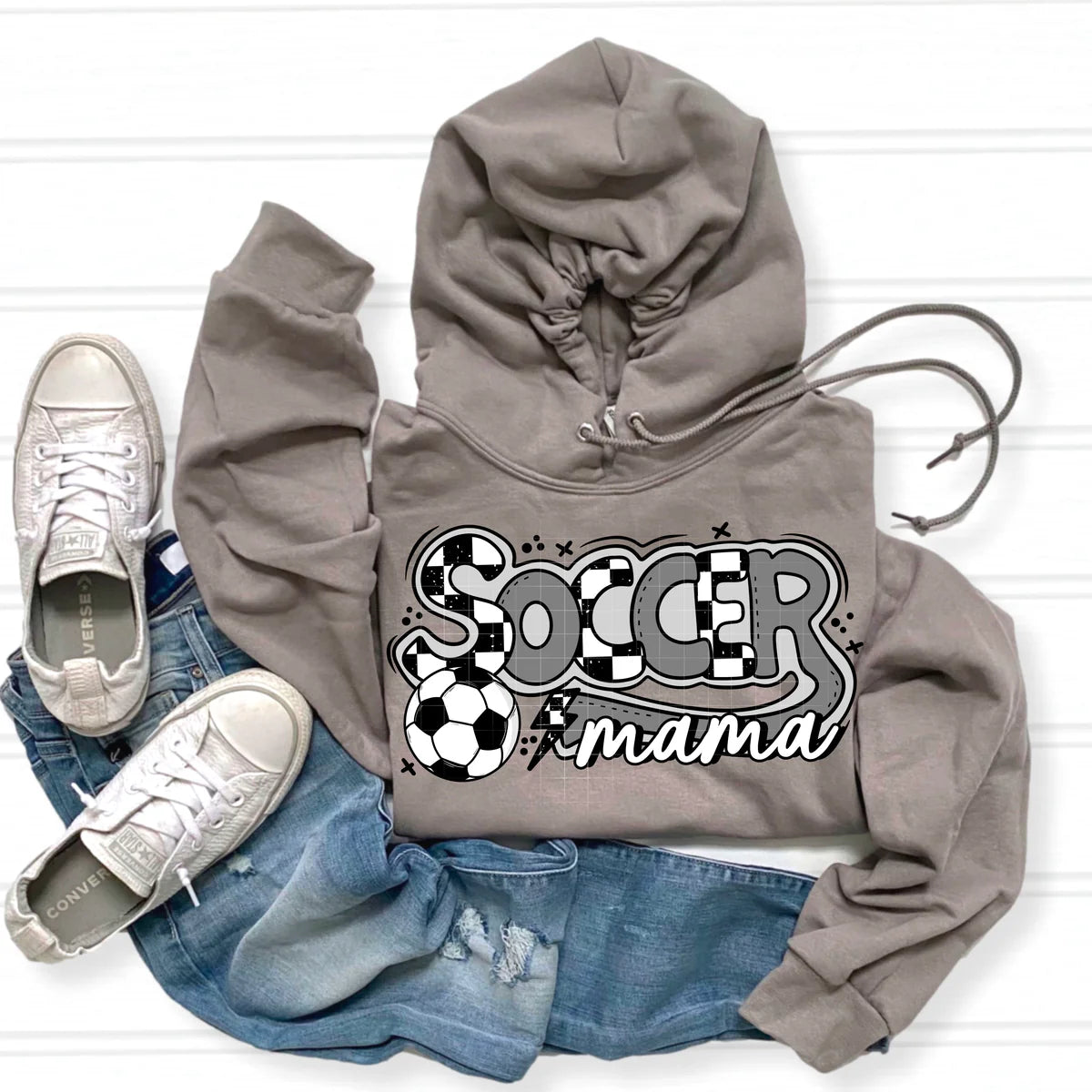 Soccer Sports Mama Women's Graphic Hoodie