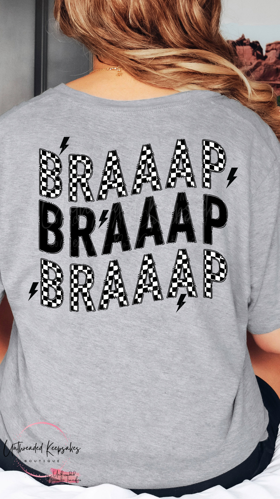 Braapppp Racing Cute Graphic T-shirt