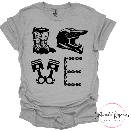 Moto Inspired Love Graphic T-Shirt