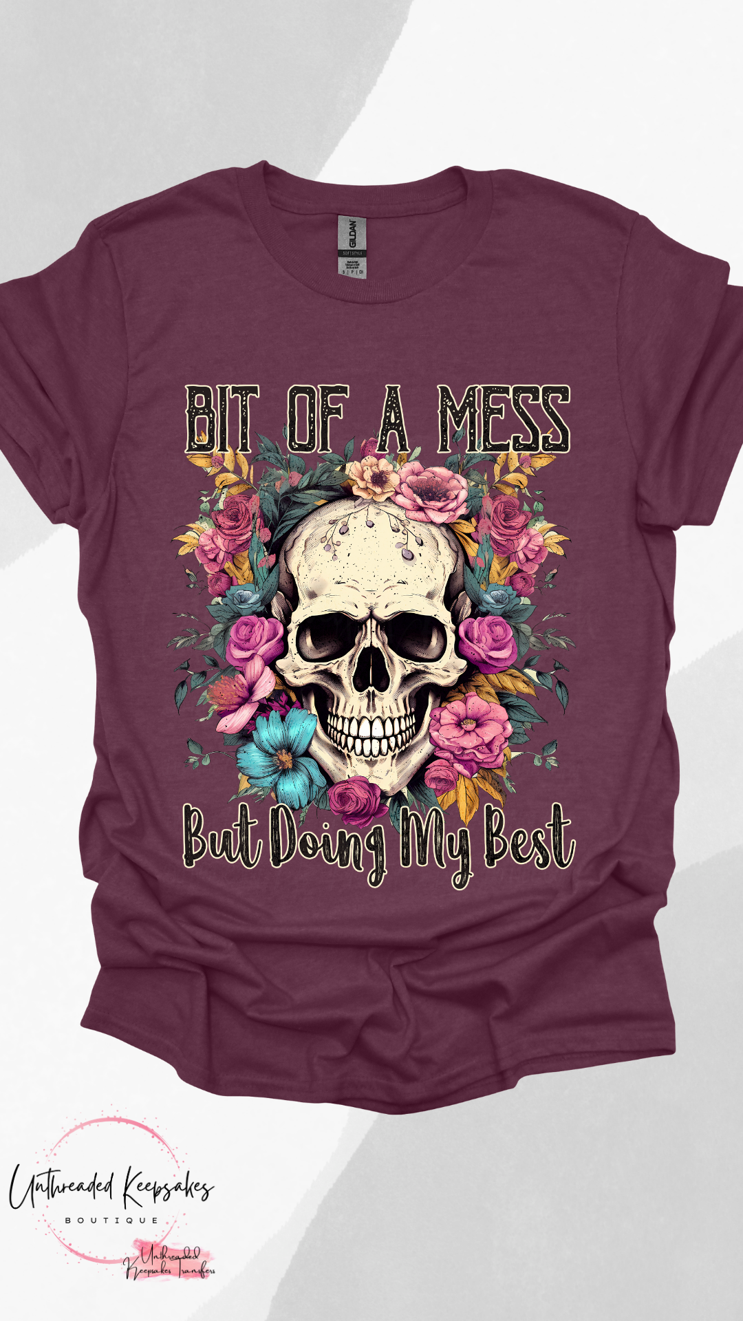 Bit of A Mess But Doing My Best Womens Graphic T-shirt