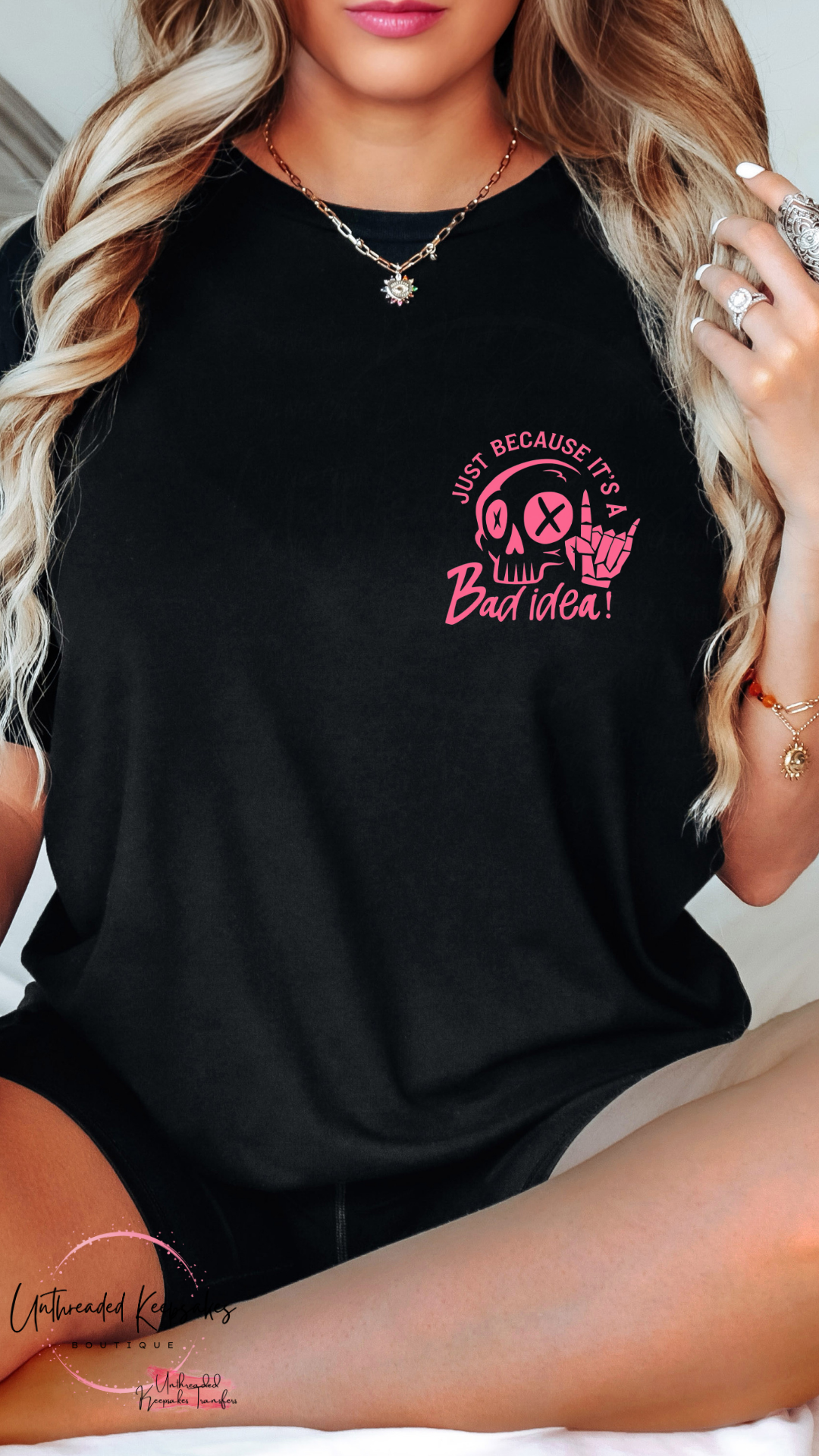 Bad Idea Good Time Funny Graphic T-shirt