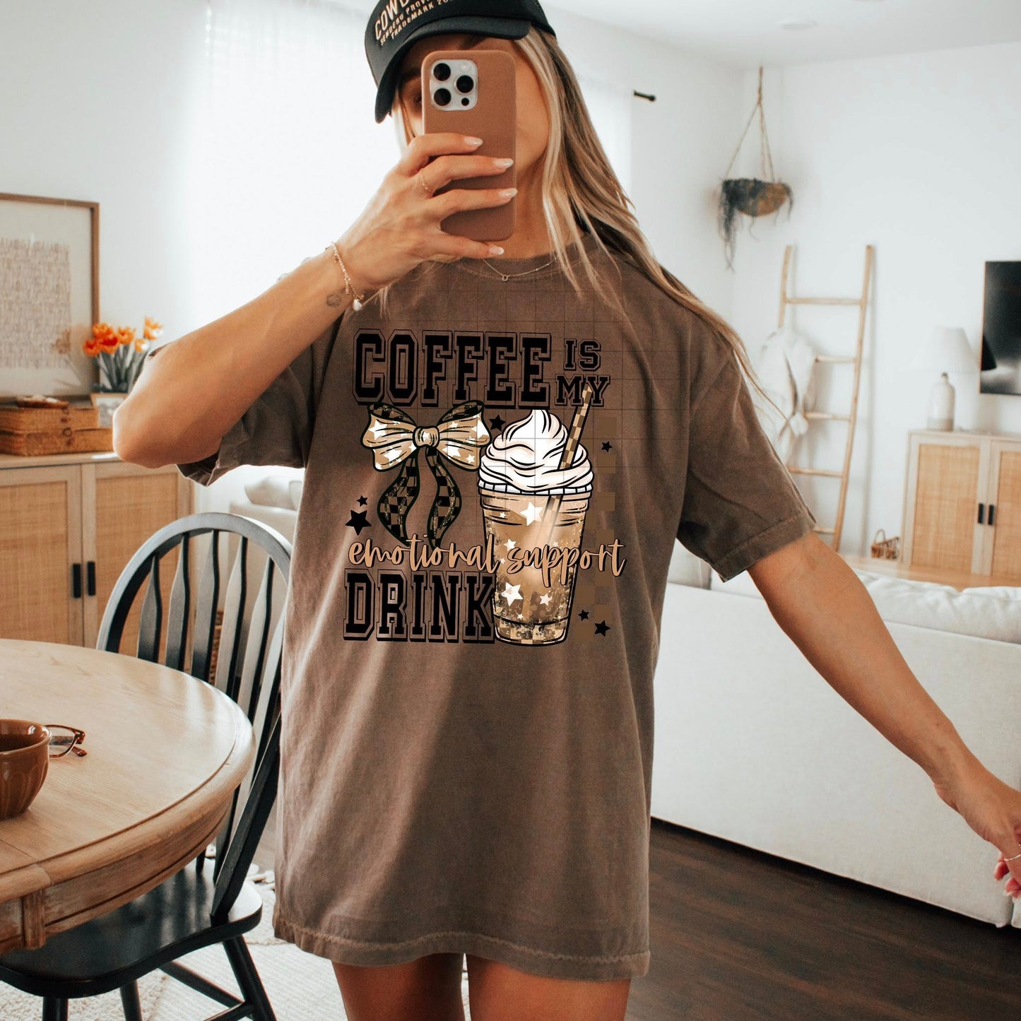 Coffee Is My Emotional Support Drink Tee