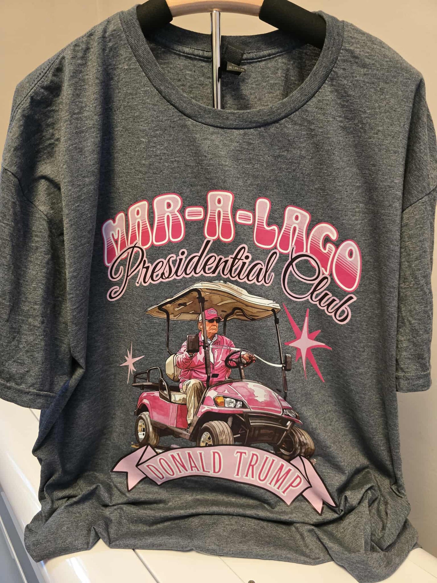 ποΈ Mar-A-Lago Presidential Club T-Shirt β 2X β Retro Trump Golf Cart Tee