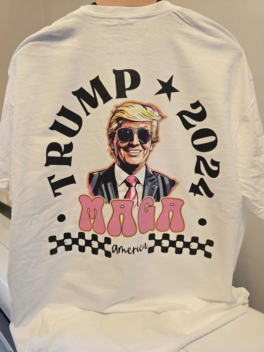 β Trump 2024 MAGA Graphic T-Shirt β XL β Retro Vibes