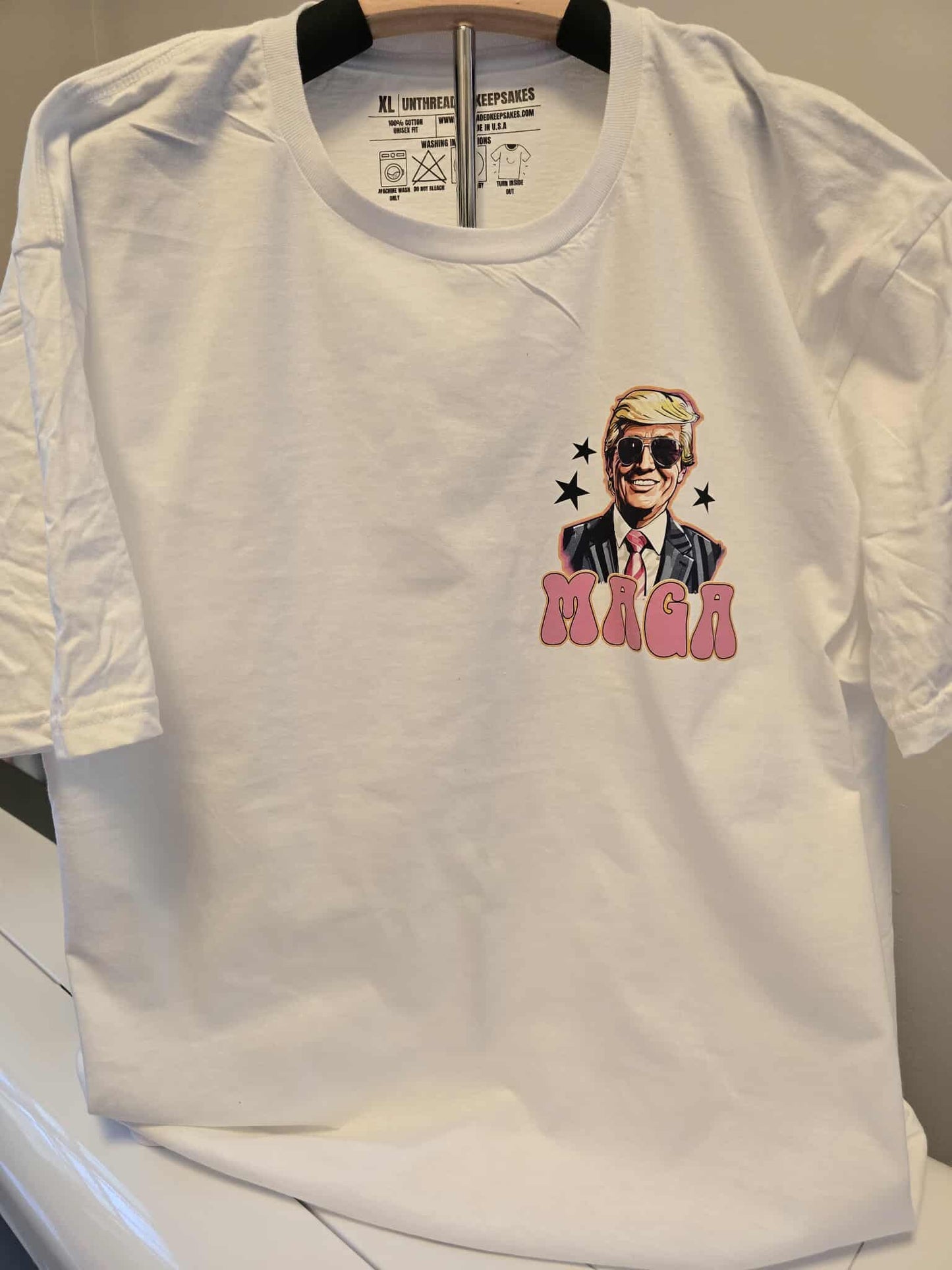 ⭐ Trump 2024 MAGA Graphic T-Shirt – XL – Retro Vibes