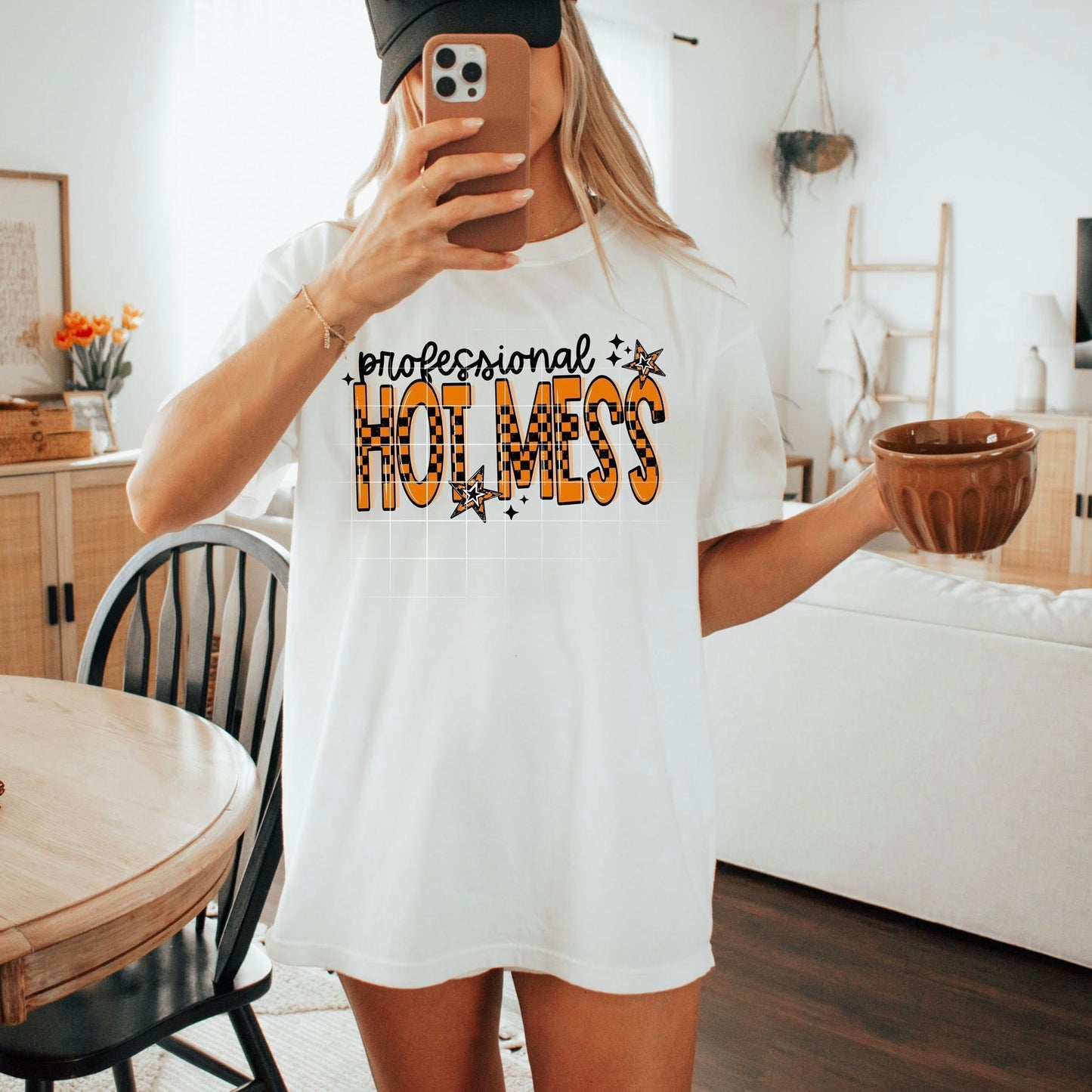 Professional Hot Mess T-shirt-Orange