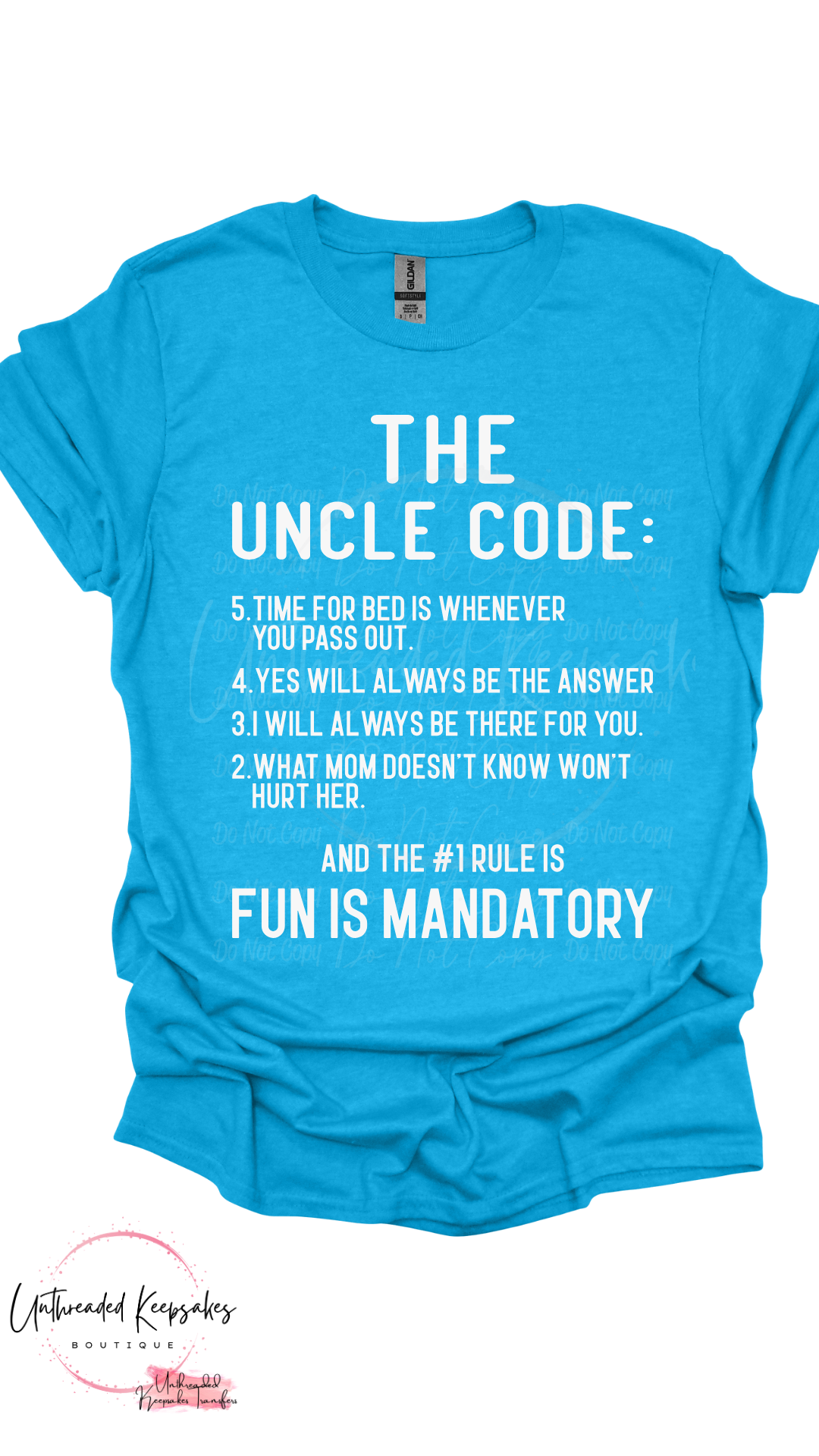 The Uncle Code Mens Graphic T-shirt