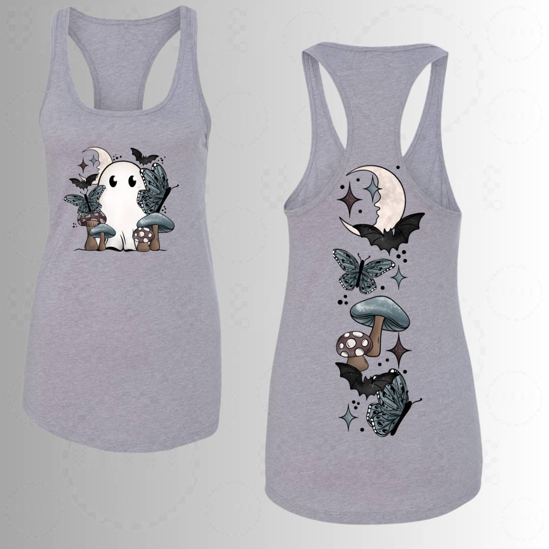 Cottage Core Ghost Cute Women’s Tank Top