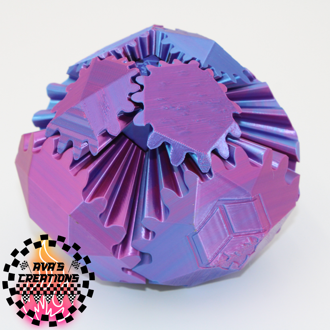Purple Gear Ball