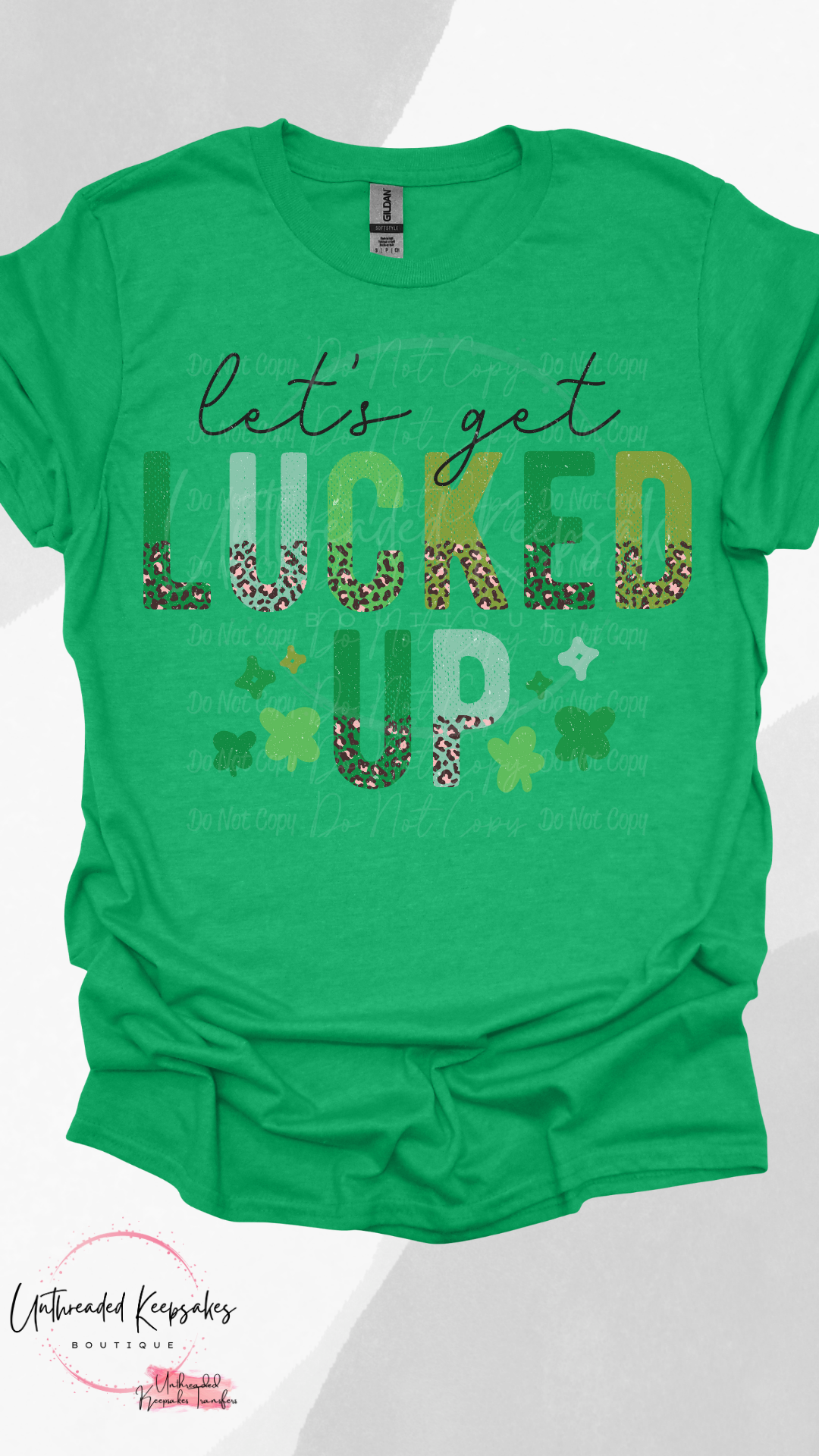 Lets Get Lucked Up St Pattys Day Graphic T-shirt