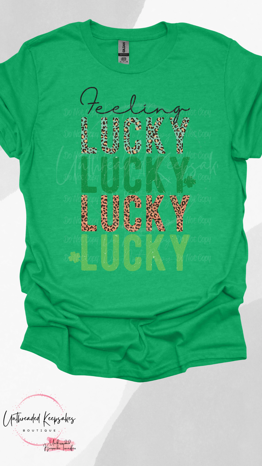 Feeling Lucky St Pattys Day Graphic T-shirt