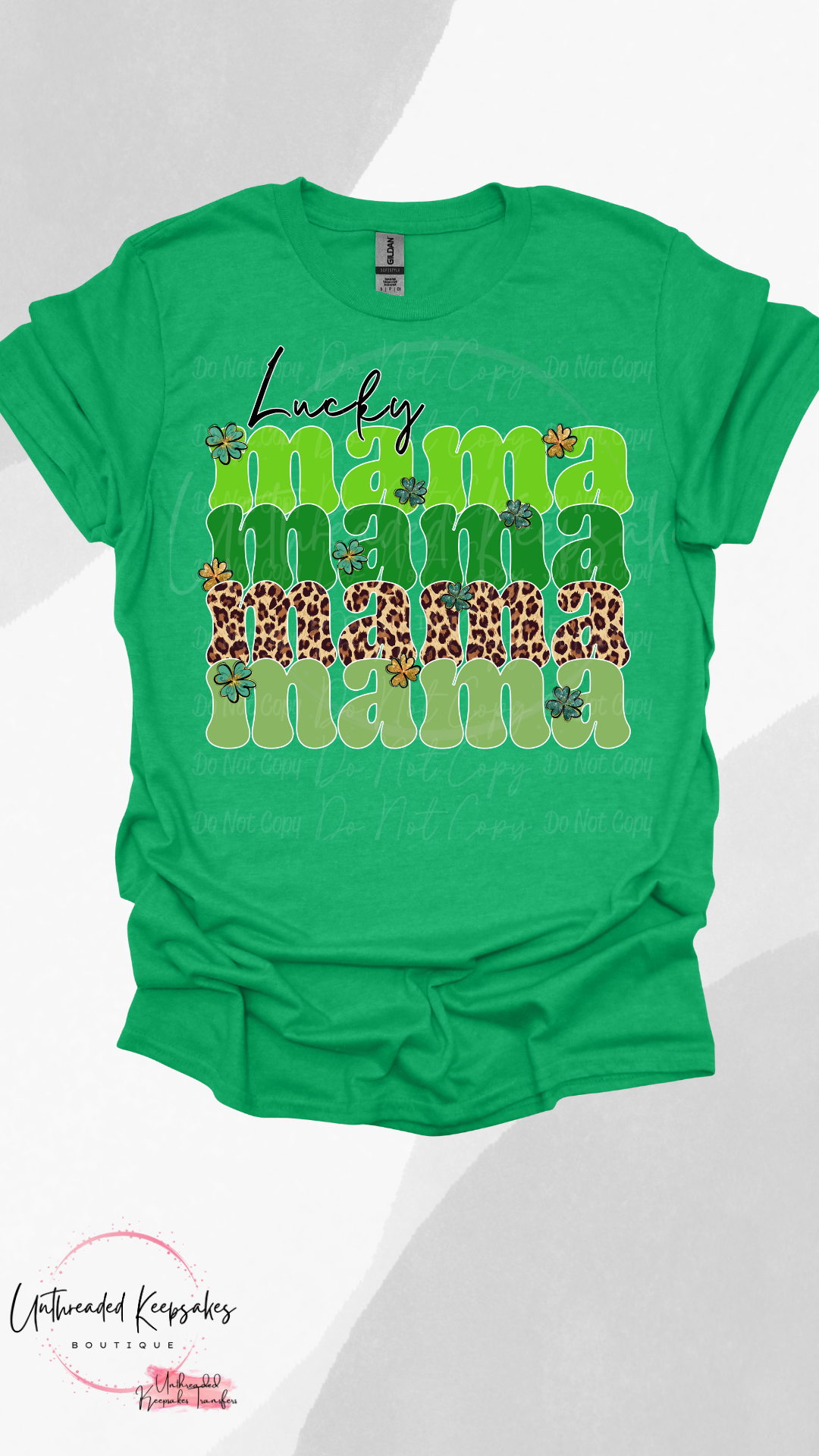 Lucky Mama St Pattys Day Graphic T-shirt