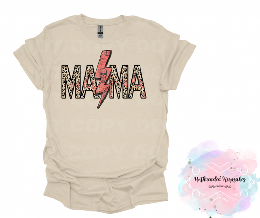 Mama pink skull T-Shirt