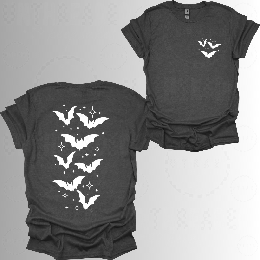 Bats spine design cute Women’s Graphic T-Shirt