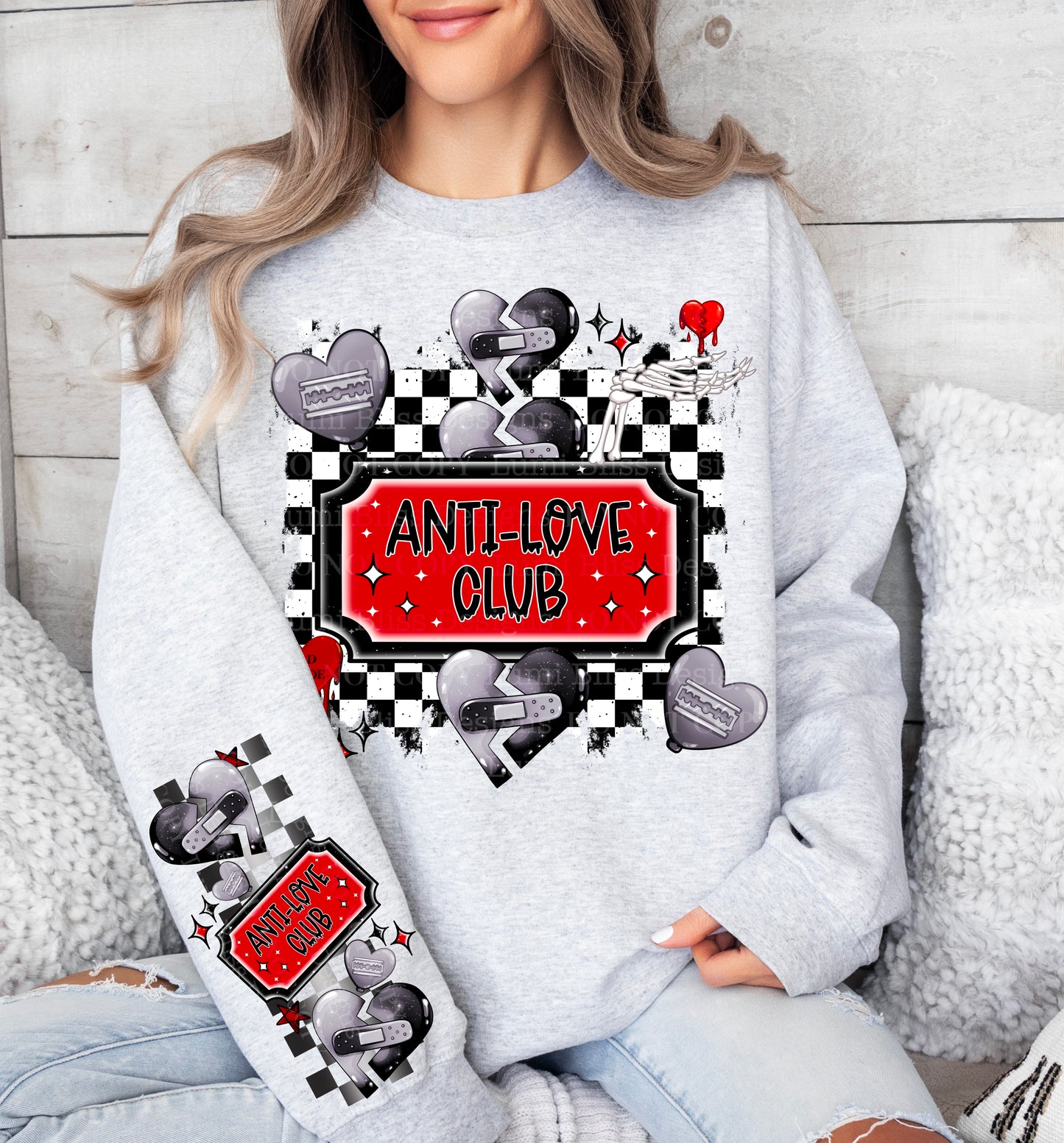 ANTI-LOVE CLUB β Spooky Valentine Sweatshirt π€π