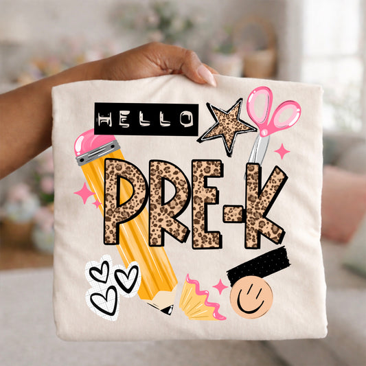Hello Grade Teacher Shirt | Back to School Teacher Tee | Preschool Kindergarten First Second Third Fourth Fifth Grade Shirt | Cute School Graphic Tee βοΈππ