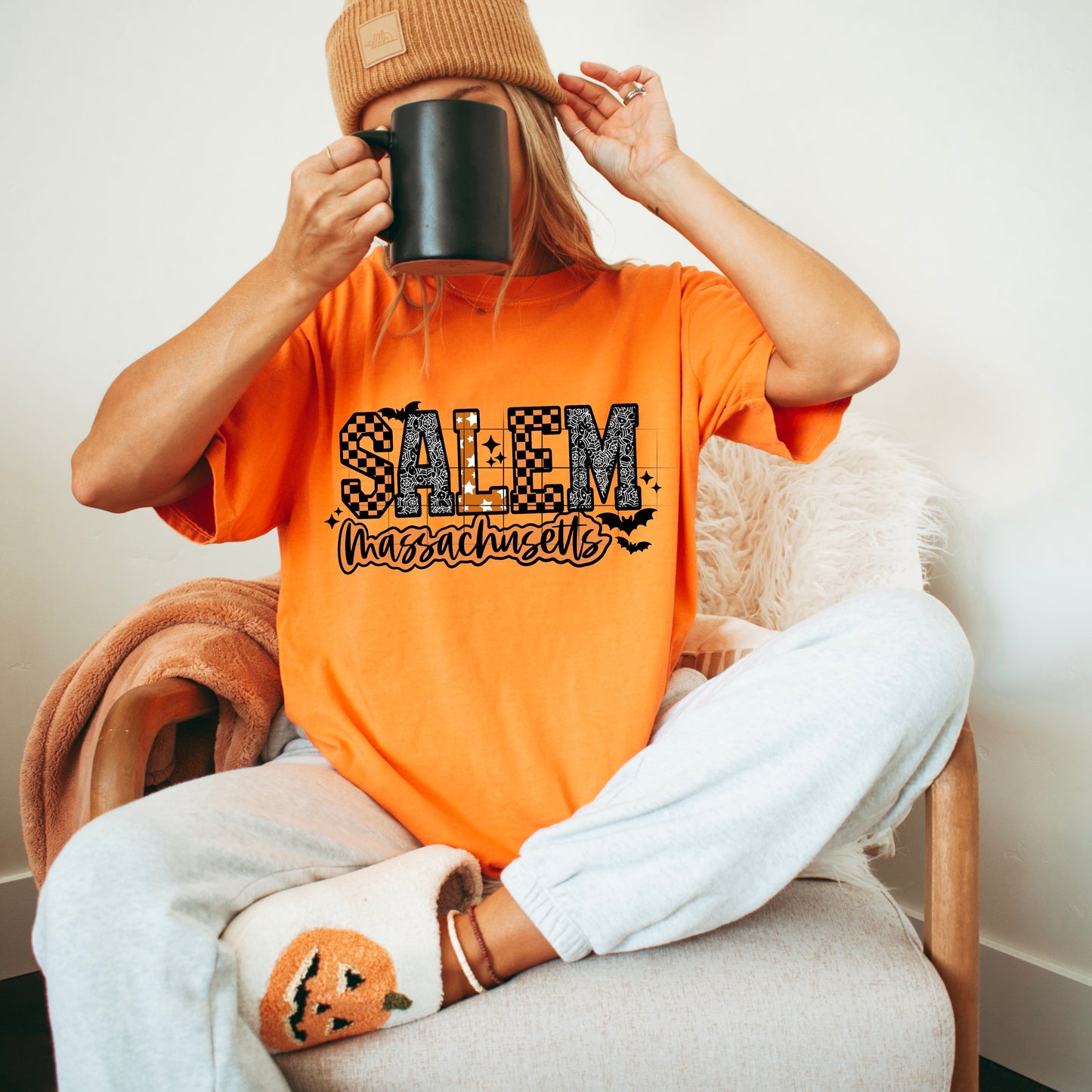 Too Cute to Spook – Halloween Orange Tee