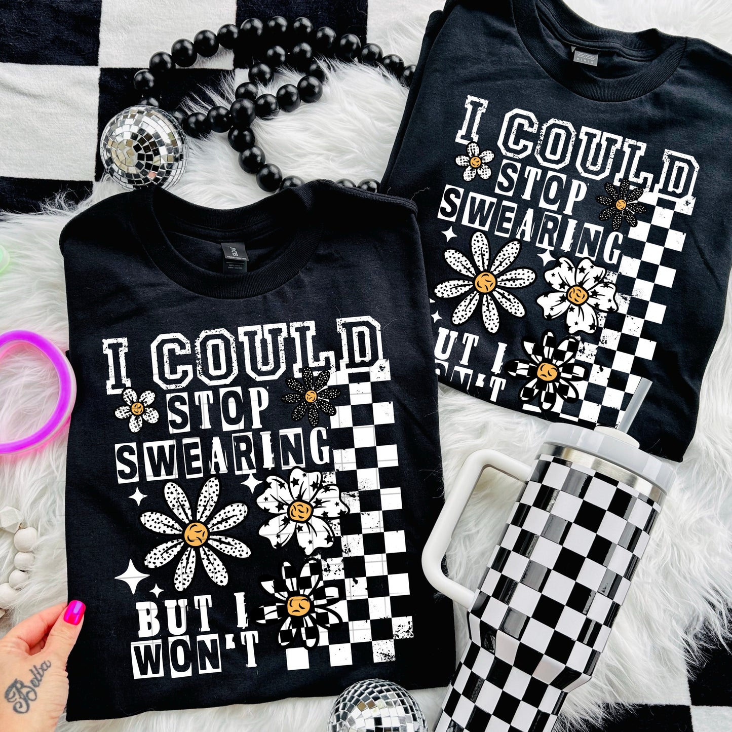 Stop Swearing but I Won’t – Funny Graphic Tee for Sarcastic Souls