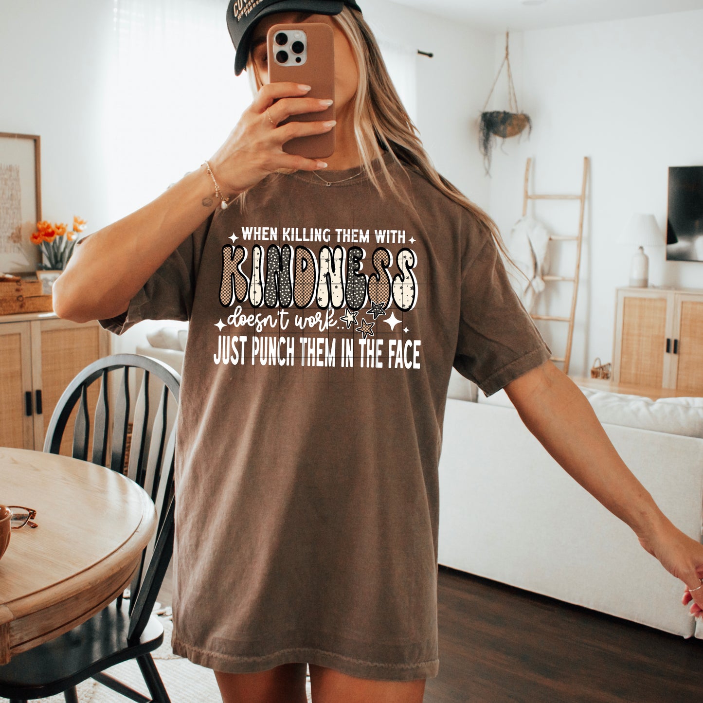 When Killing Them With Kindness Doesn’t Work Graphic Tee – Funny Sarcastic T-Shirt