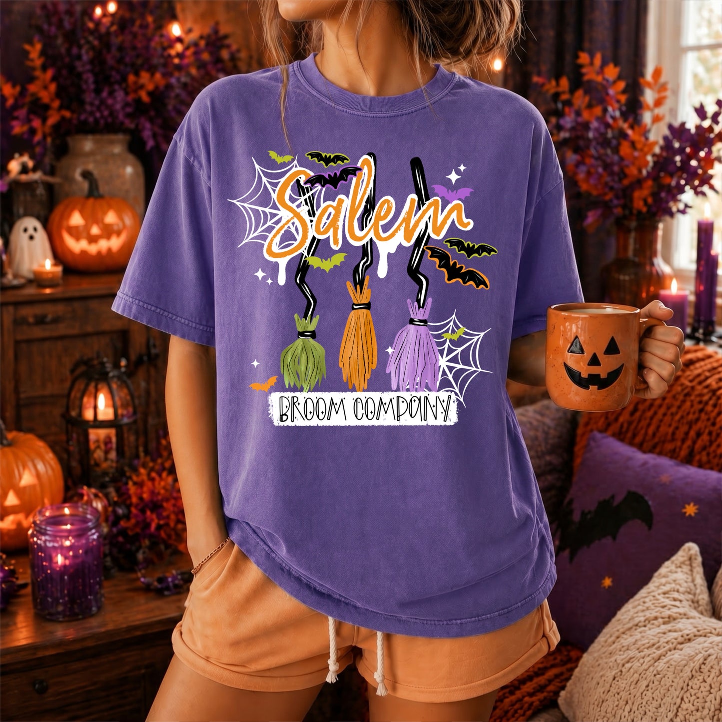 Salem Broom Company Halloween Shirt