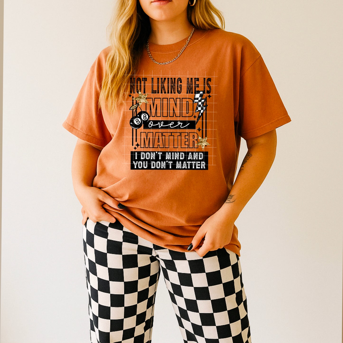 Mind Over Matter Tee ✨ Funny Attitude Graphic Shirt 😎