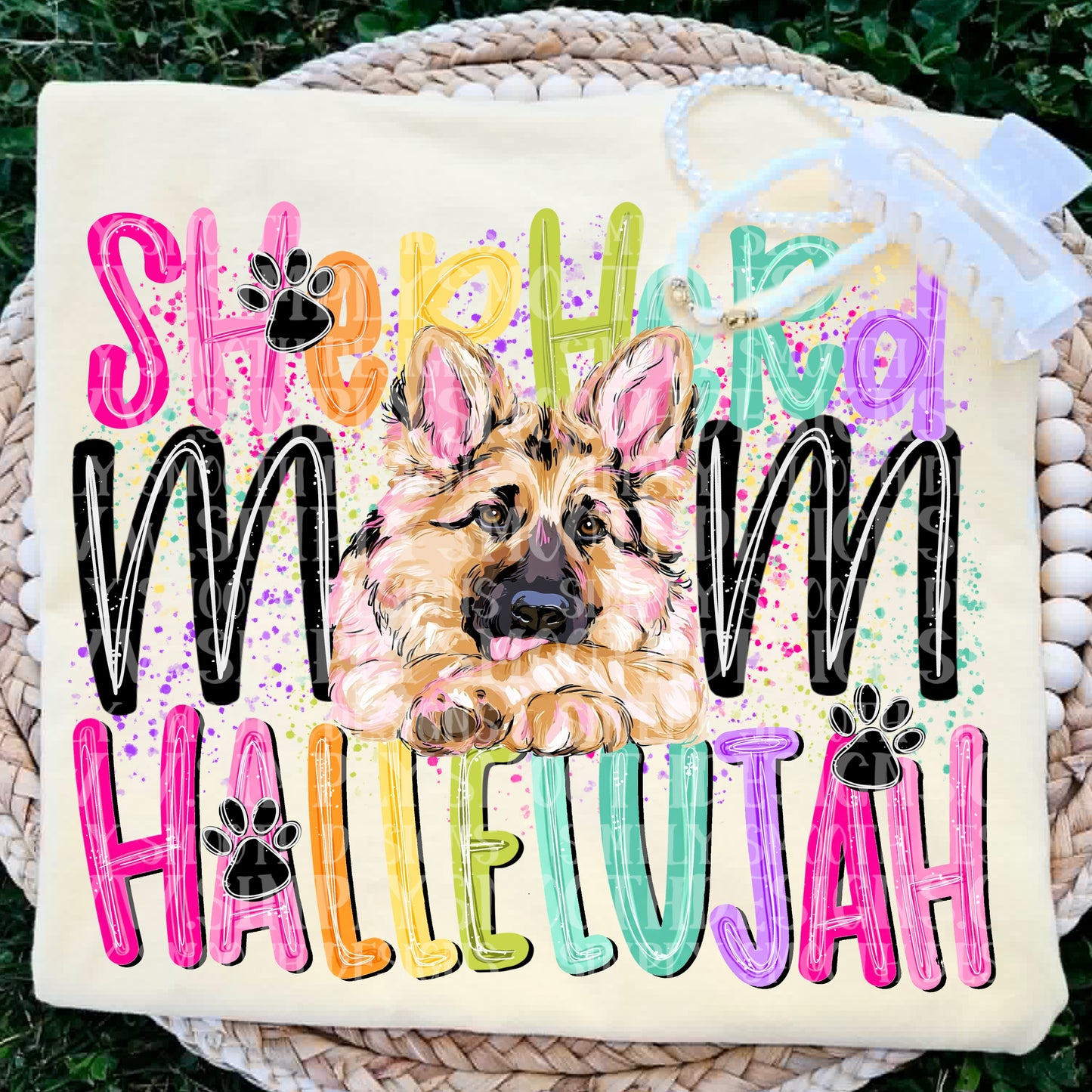 Shepherd Mom Hallelujah Shirt