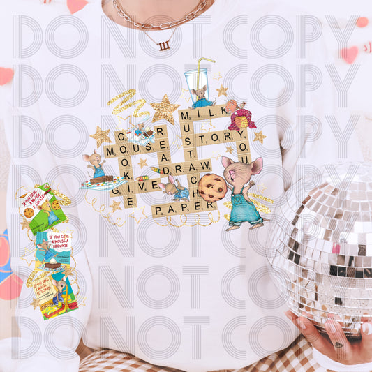 If You Give a Mouse a Cookie Word Collage Shirt | Storybook Tee