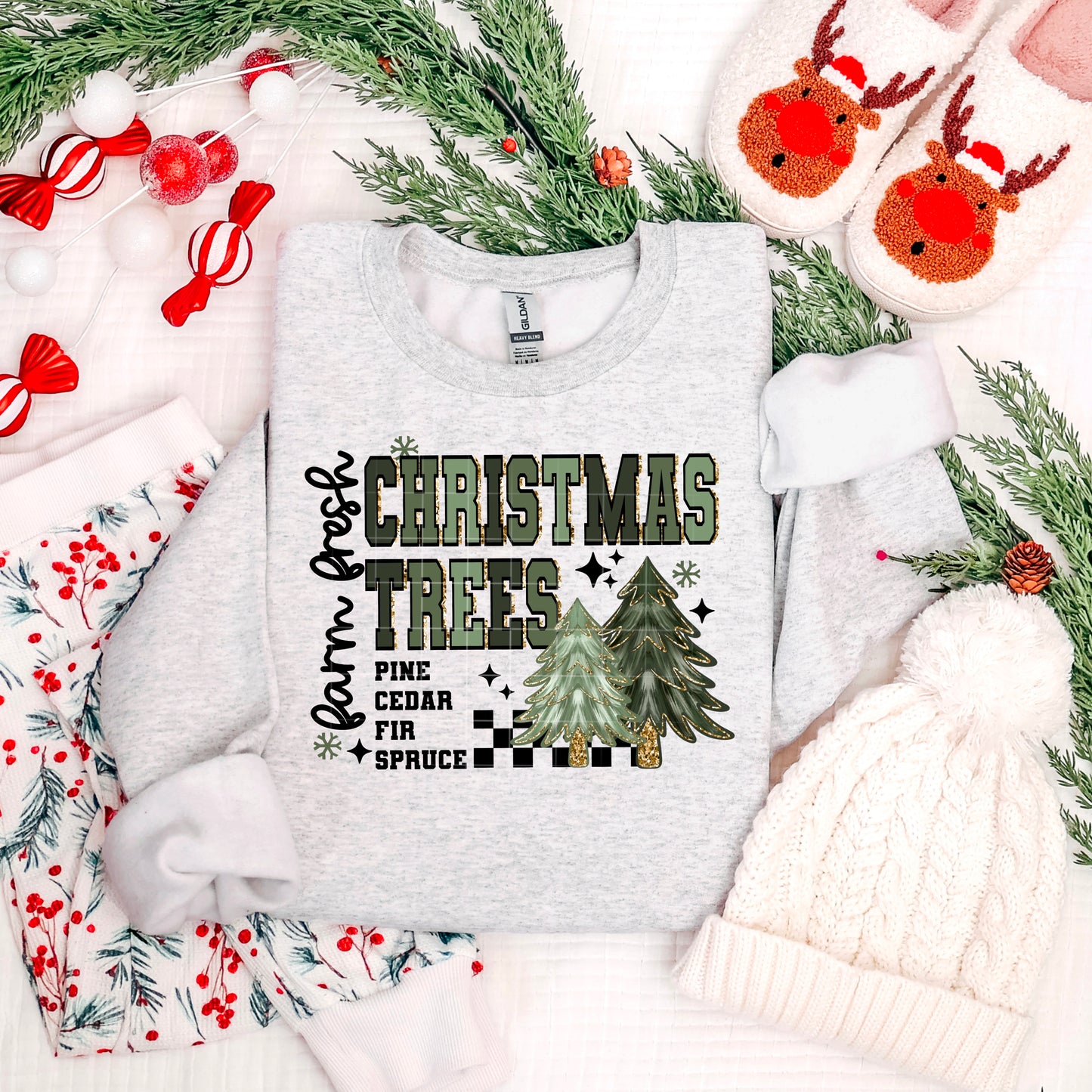 Farm Fresh 🎄✨ Christmas Trees Sweatshirt