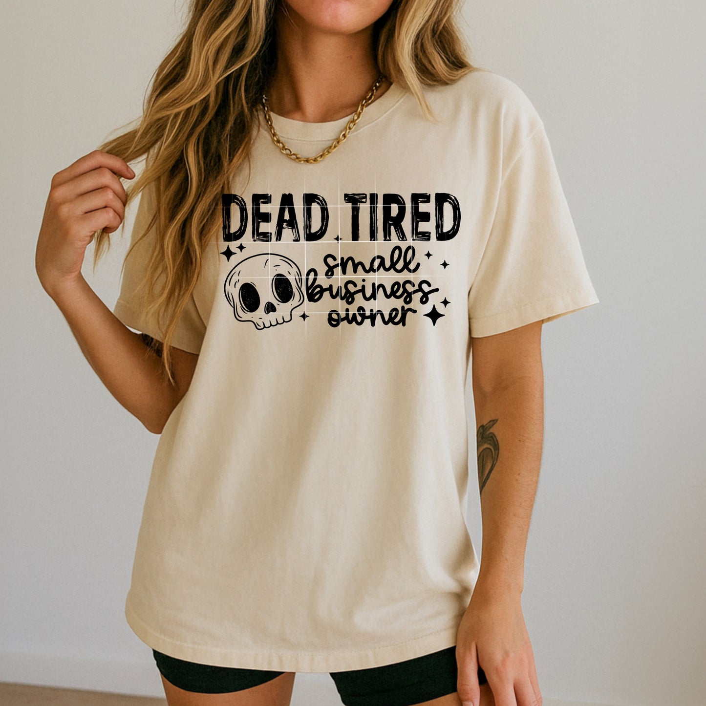 Dead Tired Small Business Owner Shirt – Funny Entrepreneur Tee