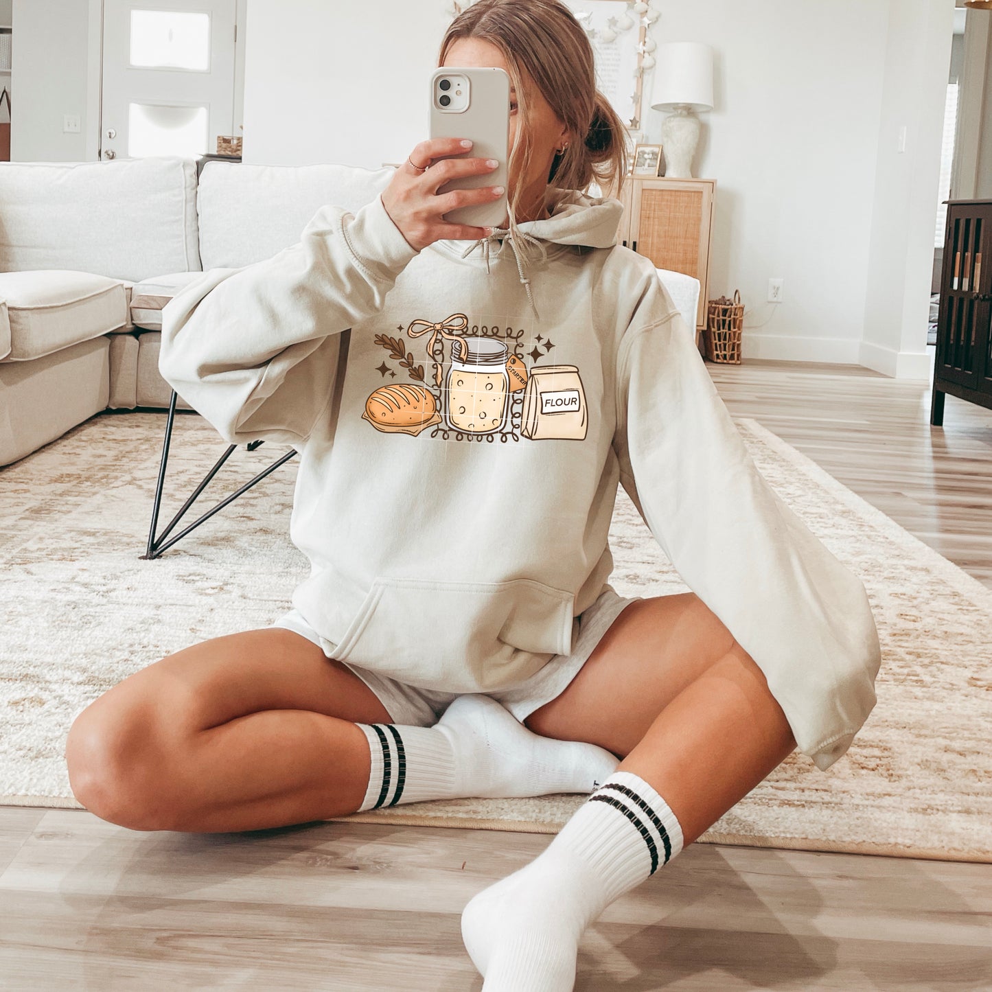 Sourdough Bread Making Graphic Hoodie