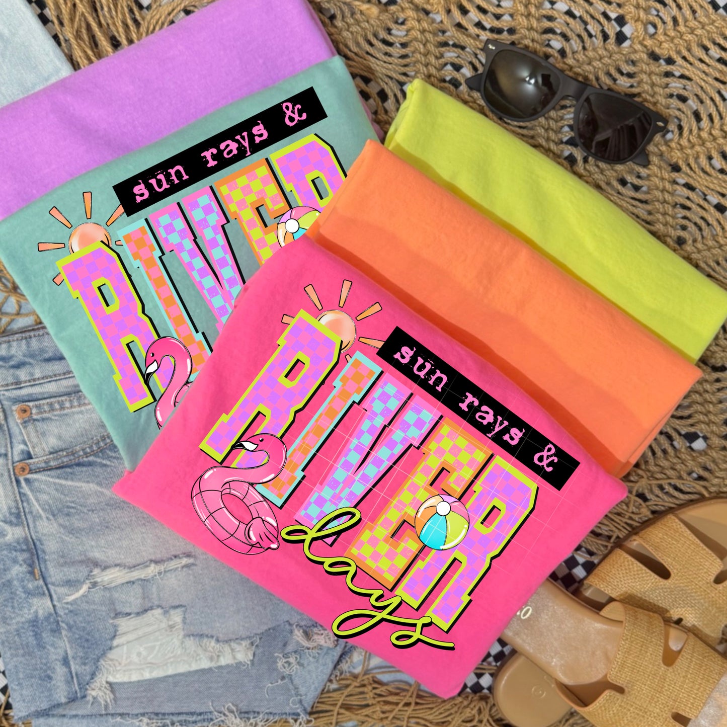 River Days T-Shirt | Bright Summer Graphic Tee