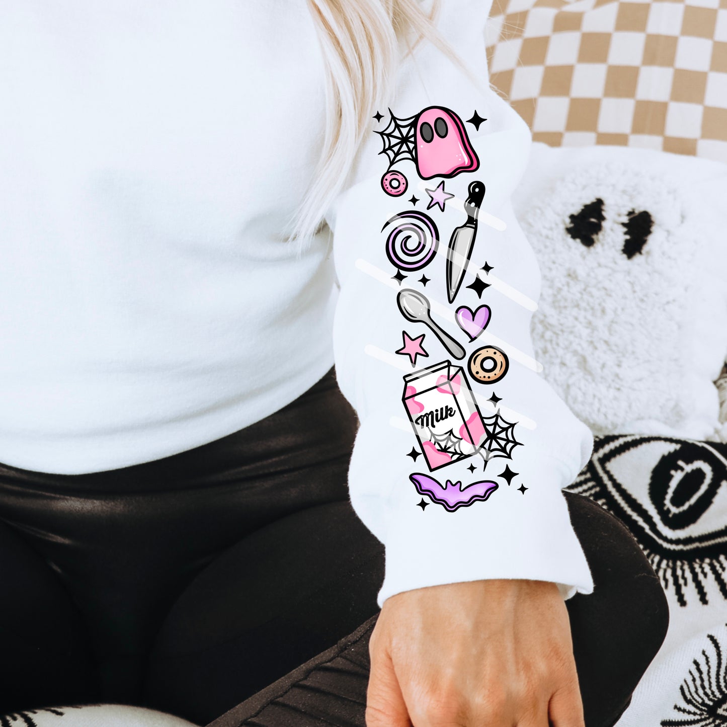 Cereal Killer Halloween Crewneck – Spooky Pastel Sweatshirt)