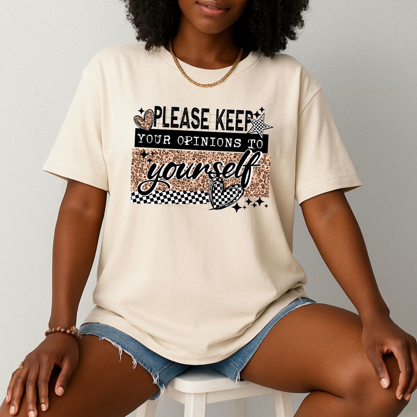Please Keep Your Opinions to Yourself Graphic Tee
