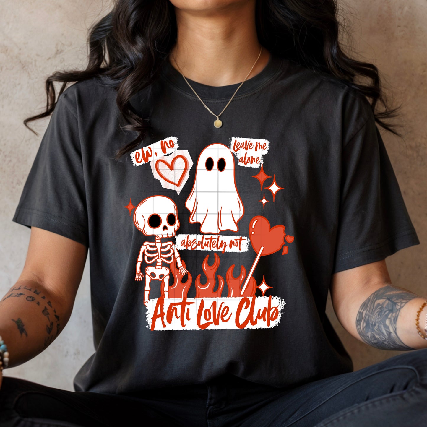 Absolutely Not Anti Love Club Tee | Sassy Valentine Shirt