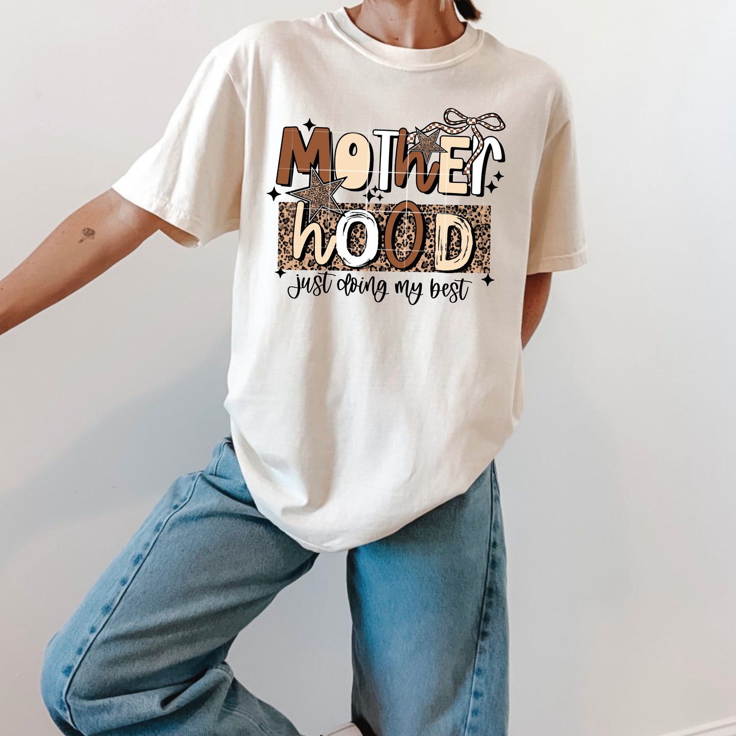 Motherhood Just Doing My Best Graphic T-Shirt