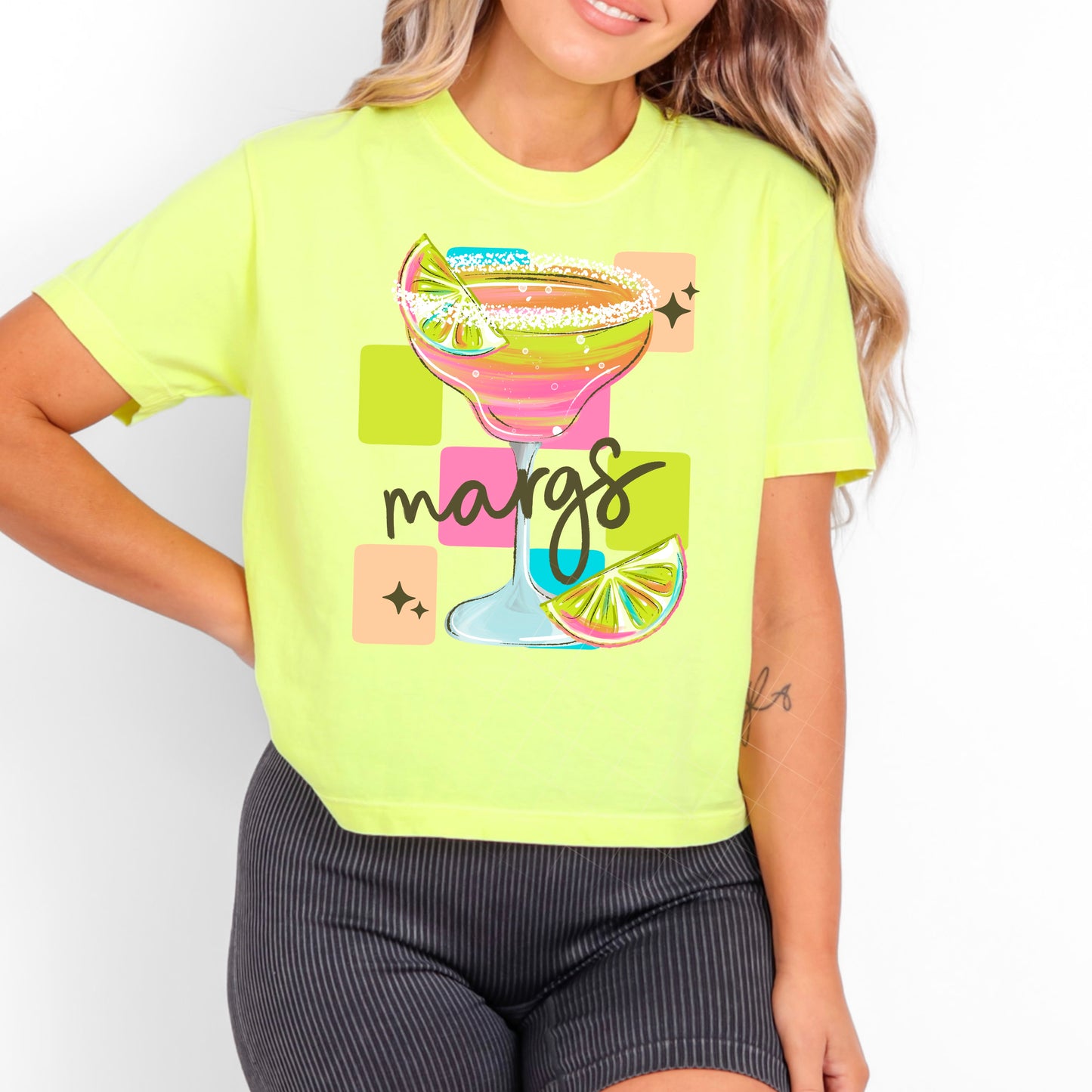 Margs Graphic T-Shirt | Funny Margarita Lover Tee | Summer Drink Unisex Shirt | Vacation and Beach Apparel