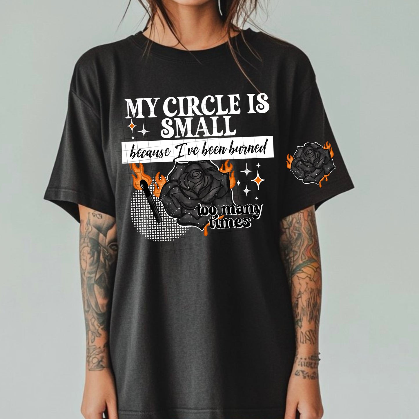 My Circle Is Small Womens Graphic T-shirt